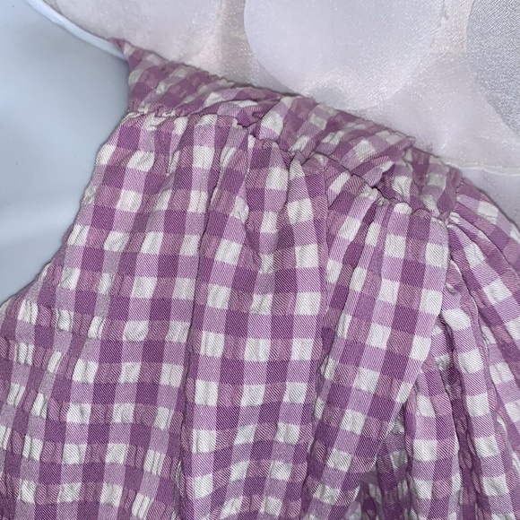 Zara Blogger’s Fave Lilac Gingham Mini Dress NWT E25011 - Picture 7 of 11